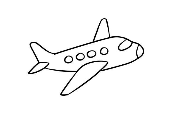 Airplane Silhouette: A Versatile Design Asset for Modern Creativity