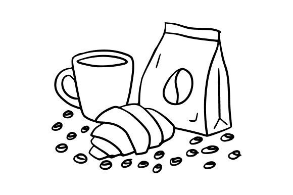 Coffee Beans and Cup: A Versatile Visual for Modern Design