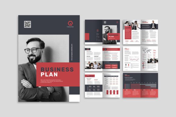 Company Leader Business Plan: A Professional Layout Template for Effective Presentations