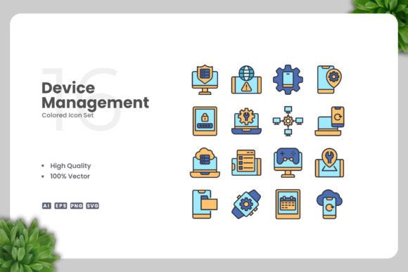 Device Management Colored Icons