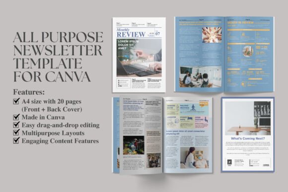 Maximize Your Communication with a Multipurpose Newsletter Template