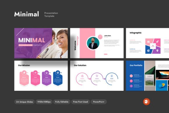 Minimal Presentation Template: A Professional and Clean Way to Present Your Work