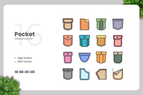 Pocket Colored Icons: A Versatile Design Solution for Modern Creatives