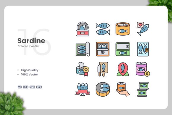 Sardine Colored Icons: A Versatile Design Solution for Modern Projects